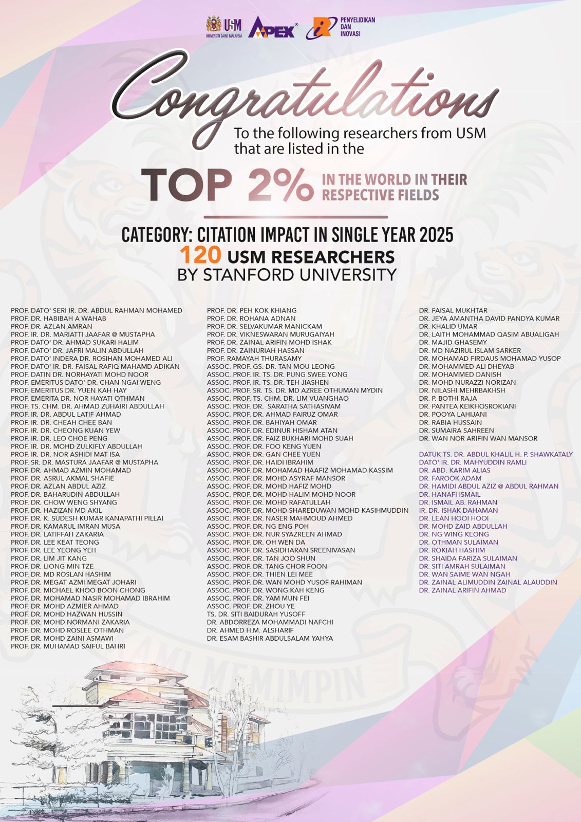 Dr. Zhou Ye Promoted to Associate Professor and Named in Stanford’s Top 2% of Most-Cited Scientists